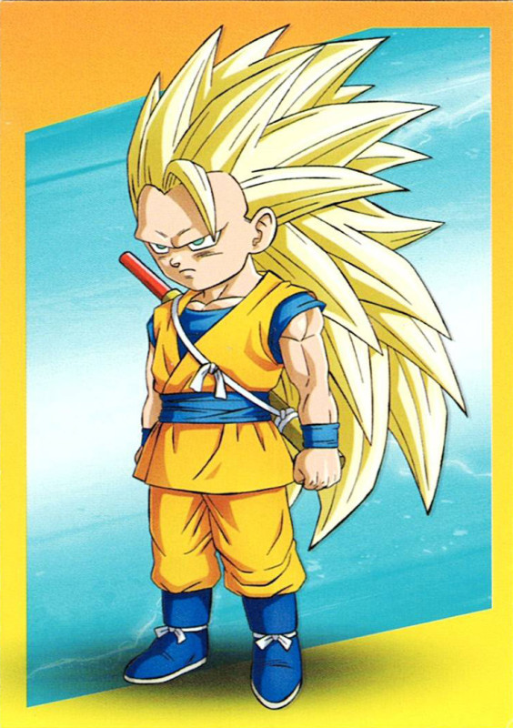 Son Goku (mini) Super Saiyan 3 with Power Pole Base #9