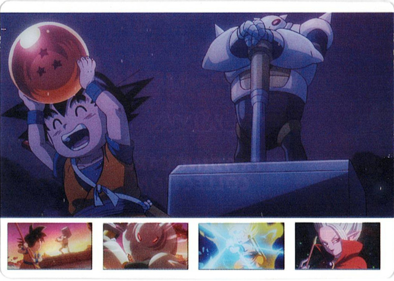 EP.8 Episode film strip, Goku (mini) with a Dragon Ball Episode #157