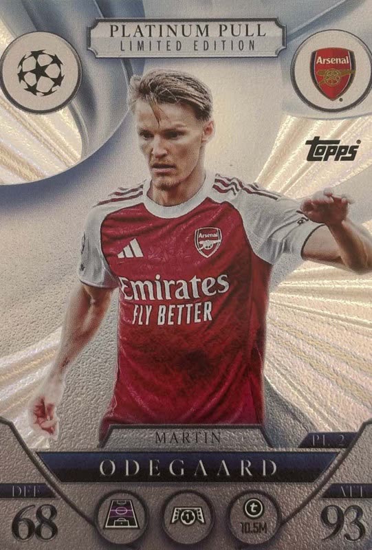 Martin Odegaard Platinum Pull Limited Edition PL 2