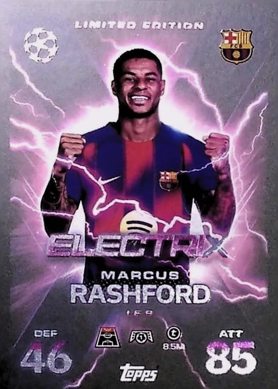 Marcus Rashford ElectriX Limited Edition LE 9